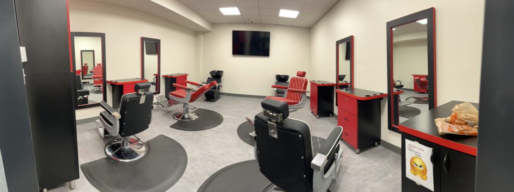 Custom Barbershop Cabinets Salon Designer