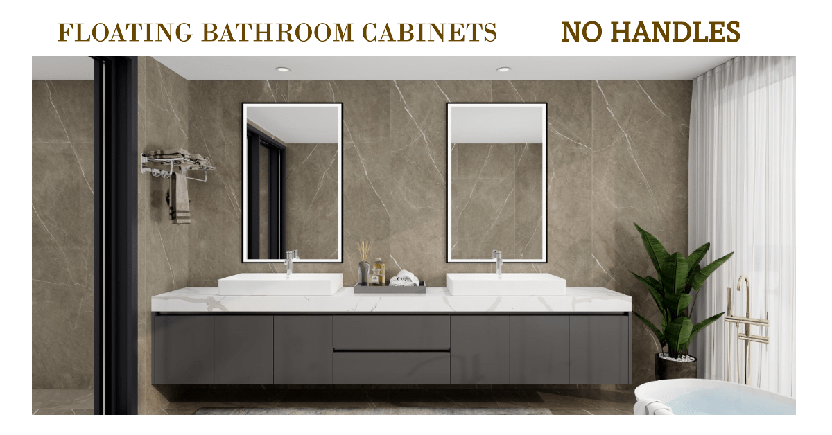 Floating Bathroom Cabinets Floating Bathroom Cabinets Grey